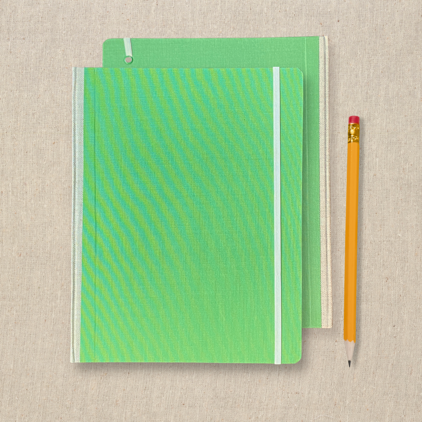 Large sketchbook, bright green with kraft toned pages – Brick Factory  Designs